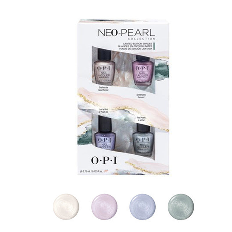 NAIL LACQUER OPI MINIS NEO PEARL 4PZS