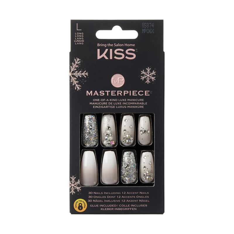 KISS UÑAS POSTIZAS MASTERPIECE MP06X 30 TIPS IMPRESS