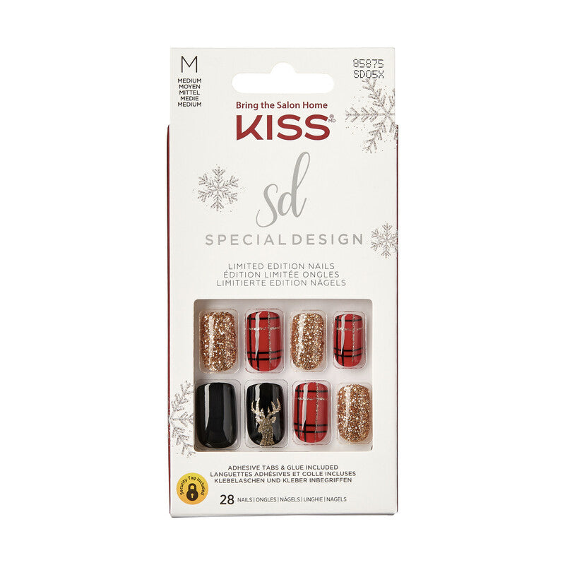 KISS UÑAS POSTIZAS SPECIAL DESIGN MEDIUM SD05X IMPRESS