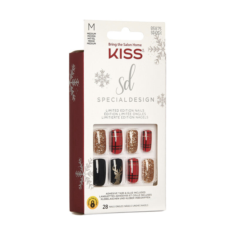 KISS UÑAS POSTIZAS SPECIAL DESIGN MEDIUM SD05X IMPRESS