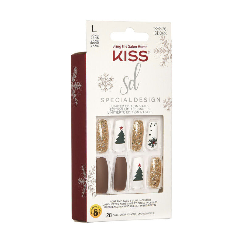 KISS UÑAS POSTIZAS SPECIAL DESIGN LONG SD06X IMPRESS