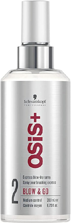 OSIS BLOW &amp; GO SPRAY MEDIUM CONTROL 200 ML